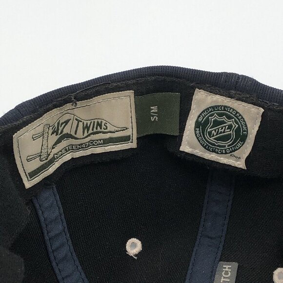 Vancouver Canucks 47 Twins Enterprise Stretch Fit Cap Hat Size S/M NHL - Picture 9 of 11